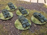 1-285th British micro armour GHQ and Heroics  (1 of 11)  GHQ Challengers not yet in Team Yankee